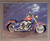 Framed Wall Decor Picture 1986 FXR Harley Davidson Vintage Motorcycle Barnwood Art Print (19x23)