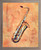 Impact Posters Gallery Fine Arts Music Instrument Saxophone Kids Room Barnwood Picture Art Print Framed Wall Decor (19x23)