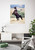 Wild Animal Wall Decor Black Horse Rearing Art Print Picture Posters (16x20)
