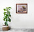 Country Cottage Lake Scenic Landscape Wall Decor Mahogany Framed Art Print Picture (18x22)