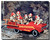 Dalmatian Puppies in Fire Truck Poster