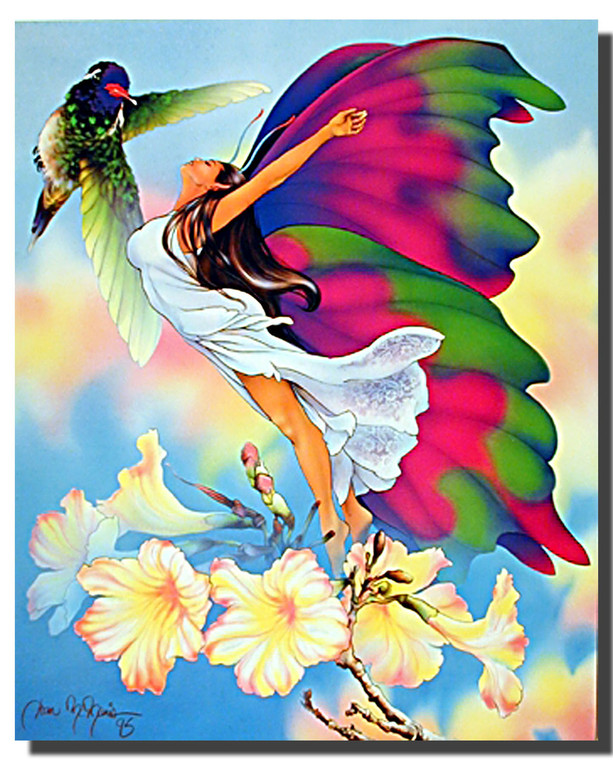 butterfly maiden Posters