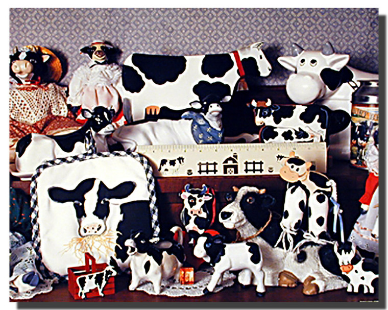 Cow Collection Poster