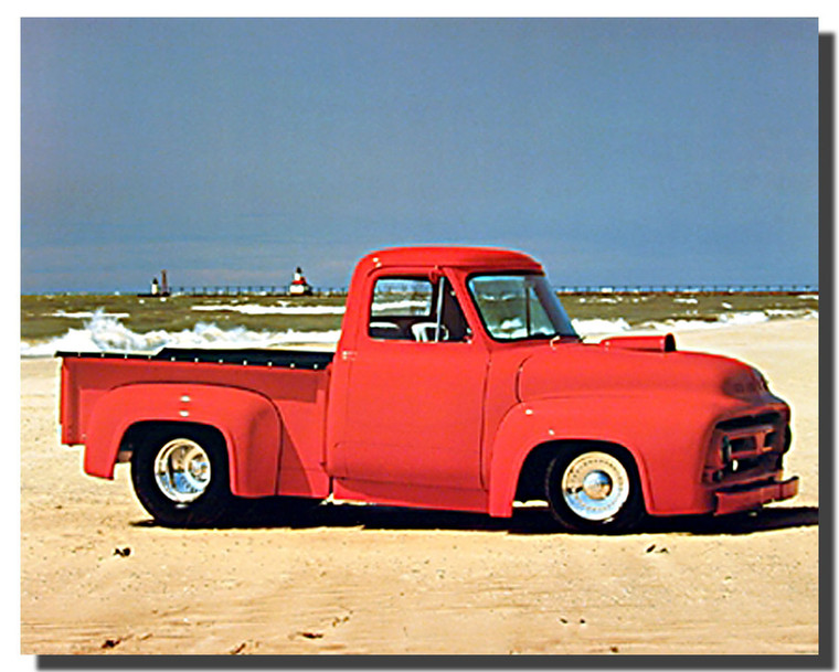 Ford F100 Car Impact Posters