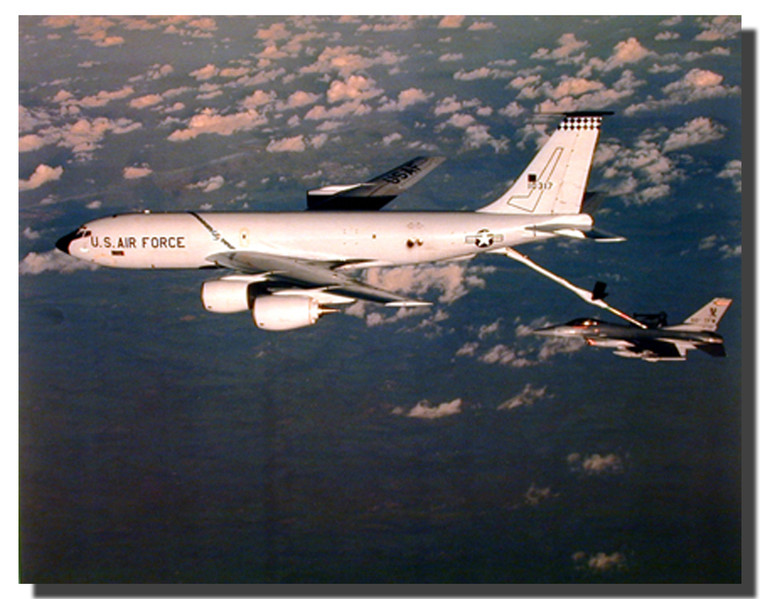 Boeing Refueling in Mid Air Poster