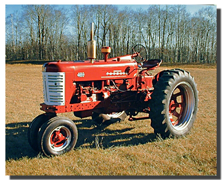 Farmall M 400 Tractor Poster