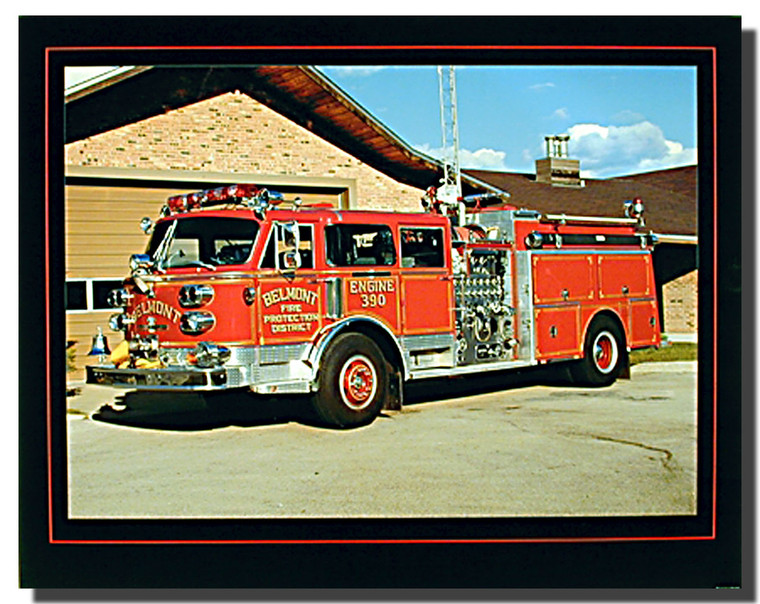 American Lafrance Fire Truck Poster