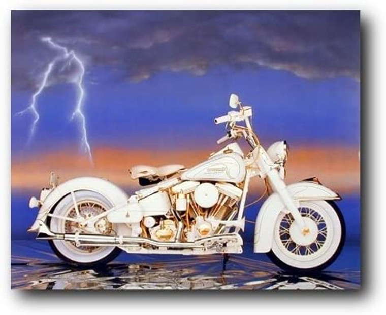 50th Anniversary Harley Sturgis Motorcycle Wall Decor Picture Art Print (8x10)