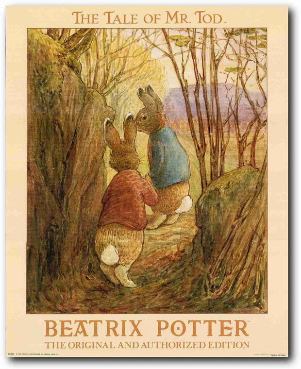 The Tale of Mr. Tod Beatrix Potter Original and Authorized Edition Wall Decor Art Print Poster (16x20)