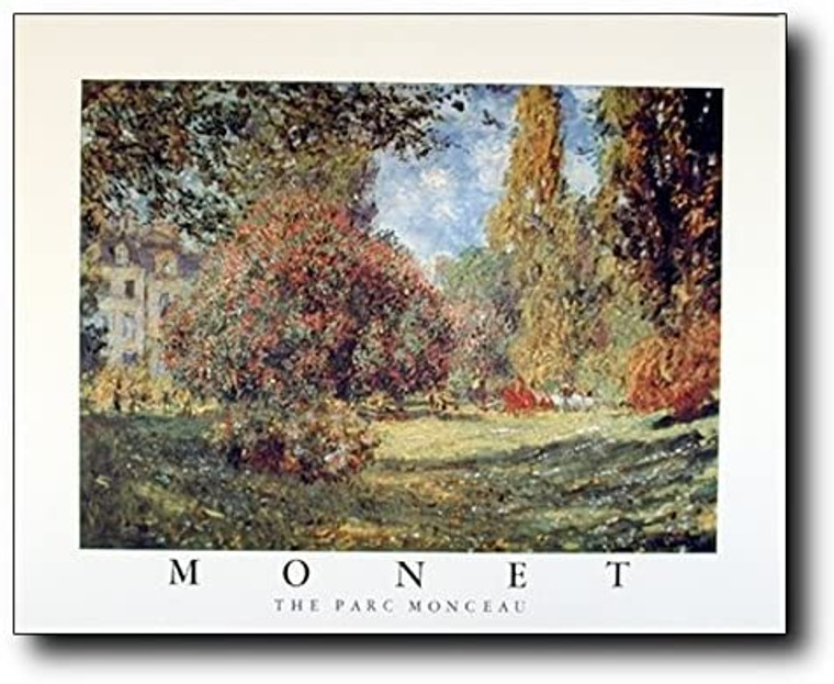 Claude Monet (The Parc Monceau, 1876) Impressionist Fine Picture Art Print (16x20)