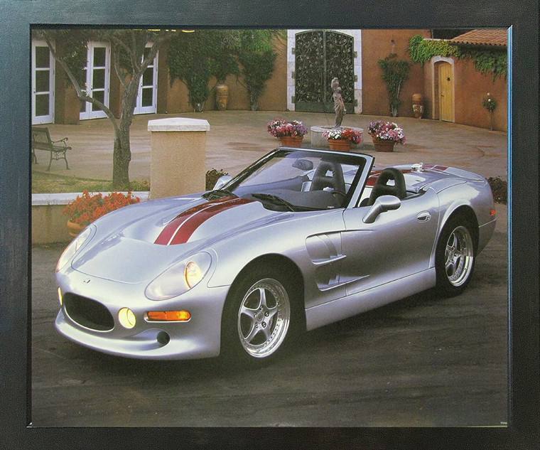 Convertible Car Wall Decor 1999 Shelby Series 1 Expresso Framed Art Print Poster (18x22)