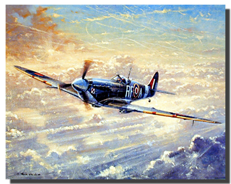 Spitfire Painting Poster