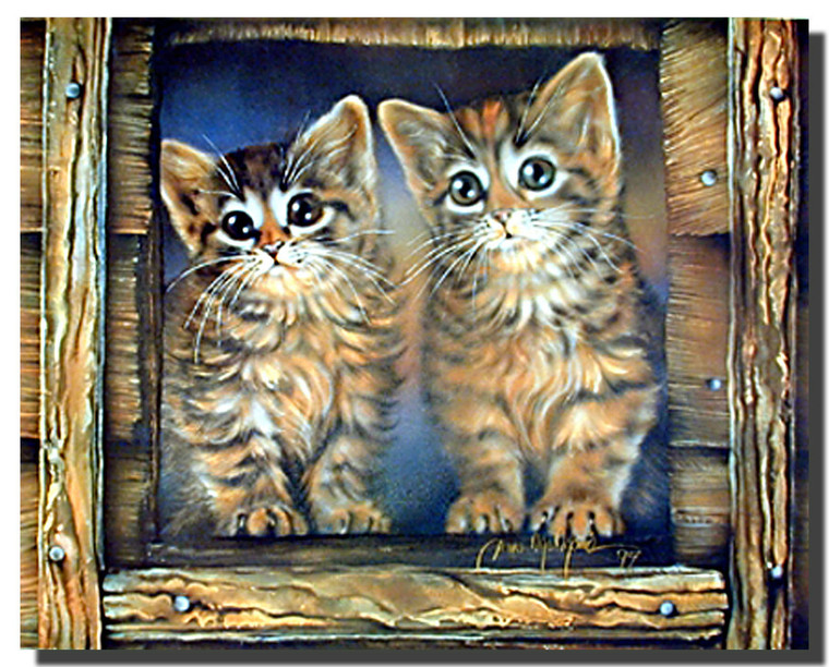 Kittens Poster- Window