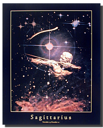 Sagittarius Sign Poster | Astrology Posters | Zodiac Posters