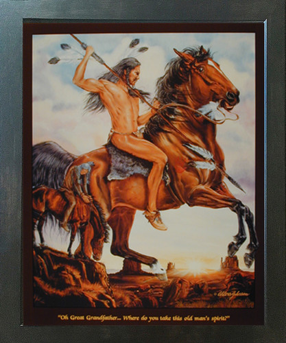 Native American Indian End Of The Trail Wall Decor Espresso Framed Art Print Picture x24 Impact Posters Gallery Native American Indian End Of The Trail Wall Decor Espresso Framed Art Print Picture x24 Impact Posters Gallery