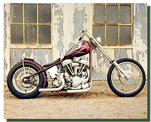 Chopper Motorcycle Poster | Motorcycle Posters
