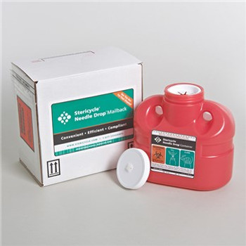Stericycle 1 Gallon Sharps Disposal Mailback System
