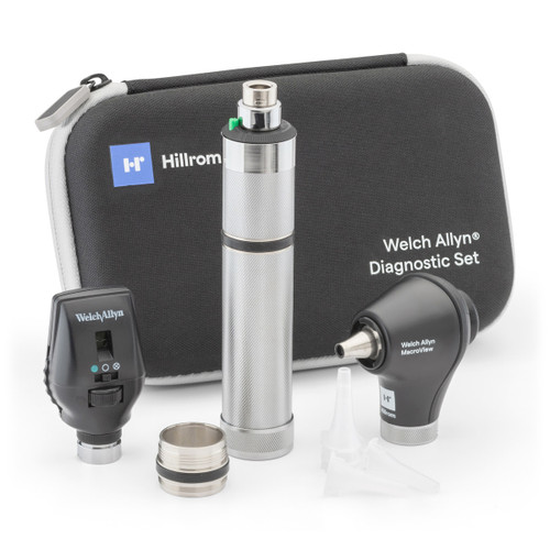 71-SM2CXX, Welch Allyn Coaxial Ophthalmoscope, MacroView Basic w/ NiCad Power Handle 3.5V Diagnostic Set