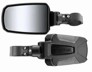 Seizmik Pursuit UTV Side View Mirror for Polaris Pro-Fit and Can Am Profiled ROPS | Set of 2 | Compatible with Polaris Ranger and General, Can-Am Defender and Maverick UTV SXS Models