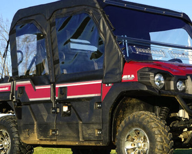 Soft Upper Doors with Zipper Kawasaki Mule Pro FXT