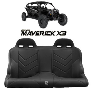 UTVMA Maverick X3 Rear Bench Seat W Harnesses (2017-2024) UTVMA Maverick X3 Rear Bench Seat W Harnesses (2017-2024)