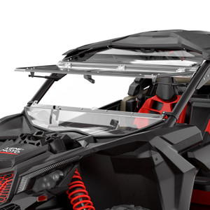 Scratch Resistant PC Flip Windshield for Can Am Maverick X3
