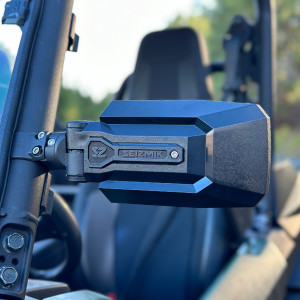 Seizmik TrailRider Side View Mirror - Clamp 1.75 Inch Round Tube Seizmik TrailRider Side View Mirror - Clamp 1.75 Inch Round Tube