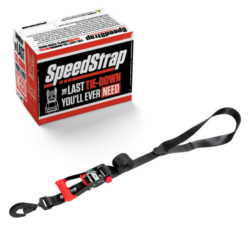 SpeedStrap Heavy Duty Through Wheel Tie-Down – Easily Secure Vehicle to Trailer 2" x 10' Strap 10,000lb Max Capacity with Premium Ratchet - Made in USA SpeedStrap Heavy Duty Through Wheel Tie-Down – Easily Secure Vehicle to Trailer 2" x 10' Strap 10,000lb Max Capacity with Premium Ratchet - Made in USA