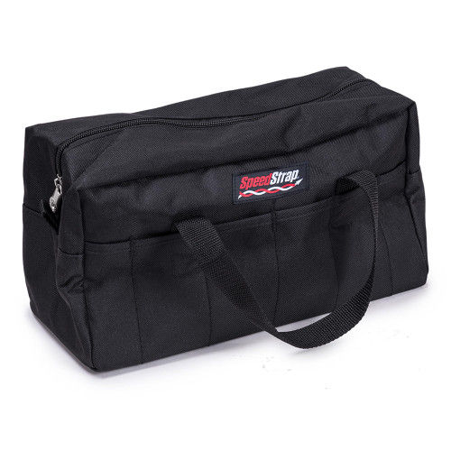 SpeedStrap Black Canvas Storage Tool Bag with Pockets for Storing Tie-Downs, Straps, or Tools SpeedStrap Black Canvas Storage Tool Bag with Pockets for Storing Tie-Downs, Straps, or Tools