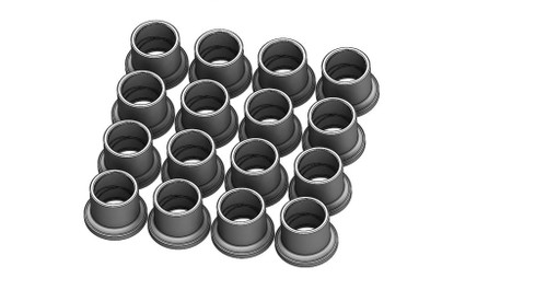 Maverick X3 Front A-Arm Bushing Pins, Set of 8 - A set of eight front A-arm bushing pins for Can-Am Maverick X3, ensuring robust suspension performance and extended durability. Maverick X3 Front A-Arm Bushing Pins, Set of 8 - A set of eight front A-arm bushing pins for Can-Am Maverick X3, ensuring robust suspension performance and extended durability.