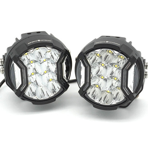 Infinite Offroad 90w Round Side Shooter Pods (w/ DRL) (Pair) Infinite Offroad 90w Round Side Shooter Pods (w/ DRL) (Pair)