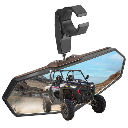 UTV Rear View Mirror for 1.6"-2" Roll Bar Cages UTV Rear View Mirror for 1.6"-2" Roll Bar Cages