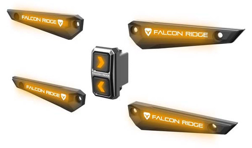 Falcon Ridge Flash 4 Universal UTV Turn Signal Kit Falcon Ridge Flash 4 Universal UTV Turn Signal Kit