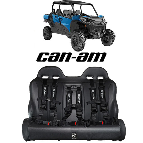 UTVMA Commander Max Rear Bench Seat (2021-2024) W Harnesses UTVMA Commander Max Rear Bench Seat (2021-2024) W Harnesses