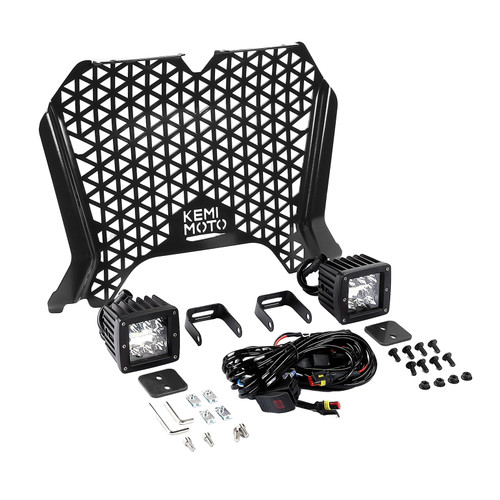 UTV Metal Front Grill Light for Polaris RZR XP 1000/Turbo UTV Metal Front Grill Light for Polaris RZR XP 1000/Turbo