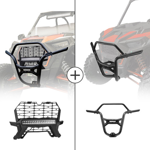 Front Grill Light and Front Bumper for Polaris RZR XP/ XP 4 1000 Front Grill Light and Front Bumper for Polaris RZR XP/ XP 4 1000