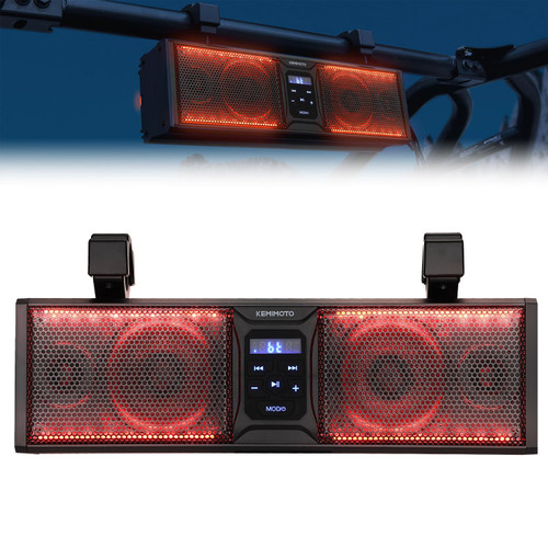 16 Inch RGB Universal Sound Bar For 1.75''-2.25'' Roll Bar 16 Inch RGB Universal Sound Bar For 1.75''-2.25'' Roll Bar