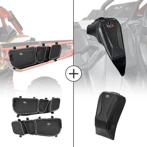 Front Door Bags & Center Storage Bag for Can-Am Maverick X3 Front Door Bags & Center Storage Bag for Can-Am Maverick X3