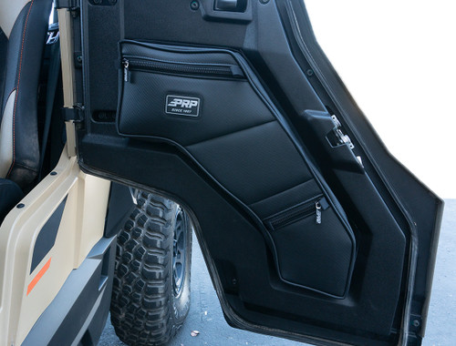 PRP REAR DOOR BAGS WITH KNEE PAD FOR ’16+ POLARIS GENERAL (PAIR) PRP REAR DOOR BAGS WITH KNEE PAD FOR ’16+ POLARIS GENERAL (PAIR)