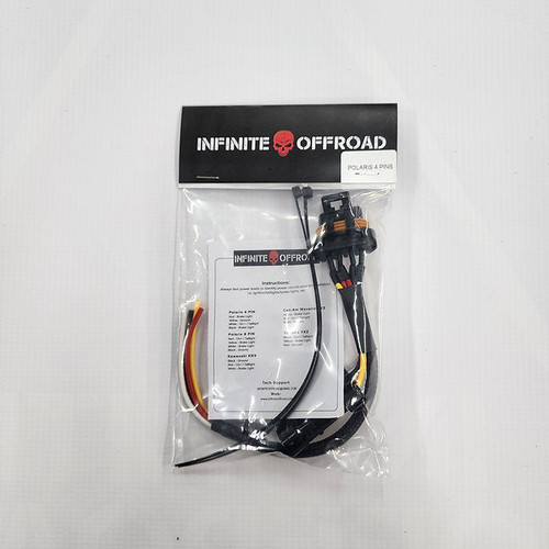 Infinite Offroad BRAKE & TAIL LIGHT INLINE TAP HARNESS (POLARIS/CANAM/KAWASAKI) Infinite Offroad BRAKE & TAIL LIGHT INLINE TAP HARNESS (POLARIS/CANAM/KAWASAKI)