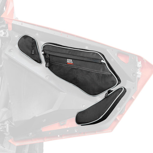 Front Door Bags With Knee Pads for Polaris RZR PRO XP/4, PRO R/4, Turbo R/4 Front Door Bags With Knee Pads for Polaris RZR PRO XP/4, PRO R/4, Turbo R/4