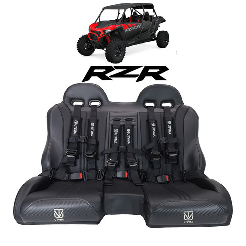 UTVMA 2024 RZR 1000 Front/Rear Bench Seat W Harnesses 2 and 4 seater UTVMA 2024 RZR 1000 Front/Rear Bench Seat W Harnesses 2 and 4 seater