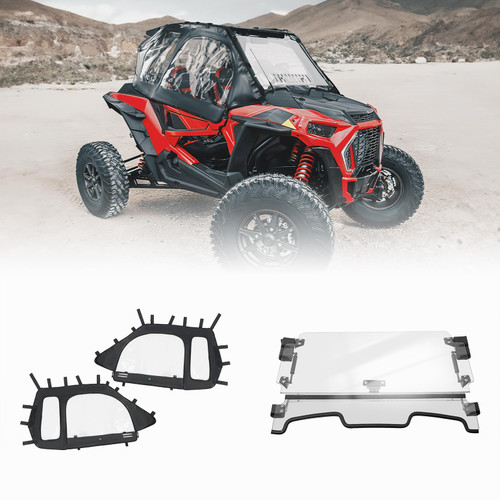 Cab Enclosures 2 Soft Upper Doors 3-IN-1 Flip Windshield for Polaris RZR XP 1000 Cab Enclosures 2 Soft Upper Doors 3-IN-1 Flip Windshield for Polaris RZR XP 1000