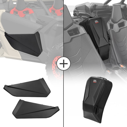 Front Lower Door Inserts & Center Storage Bag For Can-Am Maverick X3 Front Lower Door Inserts & Center Storage Bag For Can-Am Maverick X3