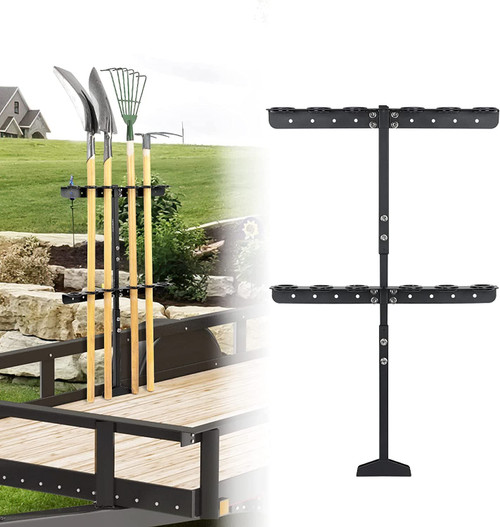 Landscape Hand Tool Rack With 6 Hole for Truck Trailer Mower UTV Landscape Hand Tool Rack With 6 Hole for Truck Trailer Mower UTV