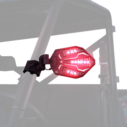 UTV Pro-Fit RGB Side Mirrors with Lights for Ranger/General/Defender (1 pair) UTV Pro-Fit RGB Side Mirrors with Lights for Ranger/General/Defender (1 pair)