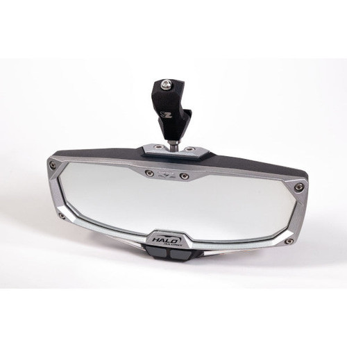 Seizmik Halo-RA LED Rearview Mirror with Cast Aluminum Bezel- Polaris Pro-Fit Header Panel Seizmik Halo-RA LED Rearview Mirror with Cast Aluminum Bezel- Polaris Pro-Fit Header Panel