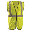 Occunomix Class 2 Hi Vis Economy Mesh Construction Vest ECO-GC Yellow Front