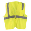 Occunomix Class 2 Hi Vis Mesh Economy Safety Vest ECO-IMZ Yellow Front