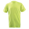 Occunomix Non-ANSI Enhanced Visibility Classic Cotton Made in USA T-Shirt LUX-300 Lime/Yellow Front